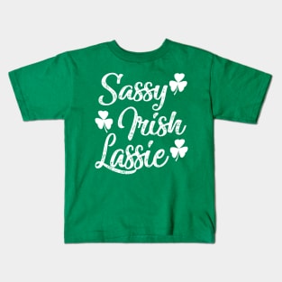 irish - sassy irish lassie Kids T-Shirt